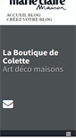 Mobile Screenshot of laboutiquedecolette.blogs.marieclairemaison.com