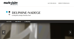 Desktop Screenshot of delphine-nadege.blogs.marieclairemaison.com