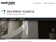 Tablet Screenshot of delphine-nadege.blogs.marieclairemaison.com
