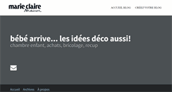 Desktop Screenshot of bebearrivelesideesdecoaussi.blogs.marieclairemaison.com