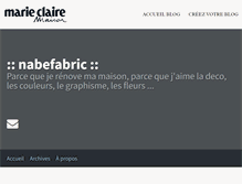 Tablet Screenshot of nabefabric.blogs.marieclairemaison.com