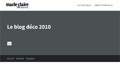 Desktop Screenshot of leblogdeco2010.blogs.marieclairemaison.com