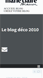 Mobile Screenshot of leblogdeco2010.blogs.marieclairemaison.com