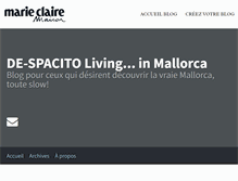 Tablet Screenshot of meluamajorque.blogs.marieclairemaison.com