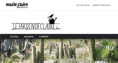 Desktop Screenshot of lejardindeclaire.blogs.marieclairemaison.com