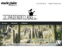 Tablet Screenshot of lejardindeclaire.blogs.marieclairemaison.com