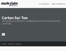 Tablet Screenshot of cartonsurton.blogs.marieclairemaison.com