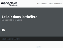 Tablet Screenshot of leloirdanslatheiere.blogs.marieclairemaison.com